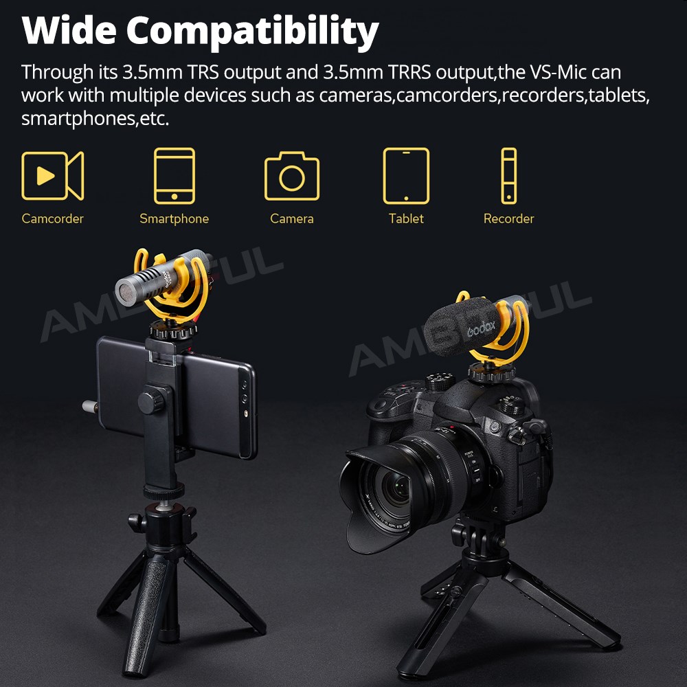 Godox VS-Mic Compact Shotgun M - Seek Compact Pro Android ulasan dan harga