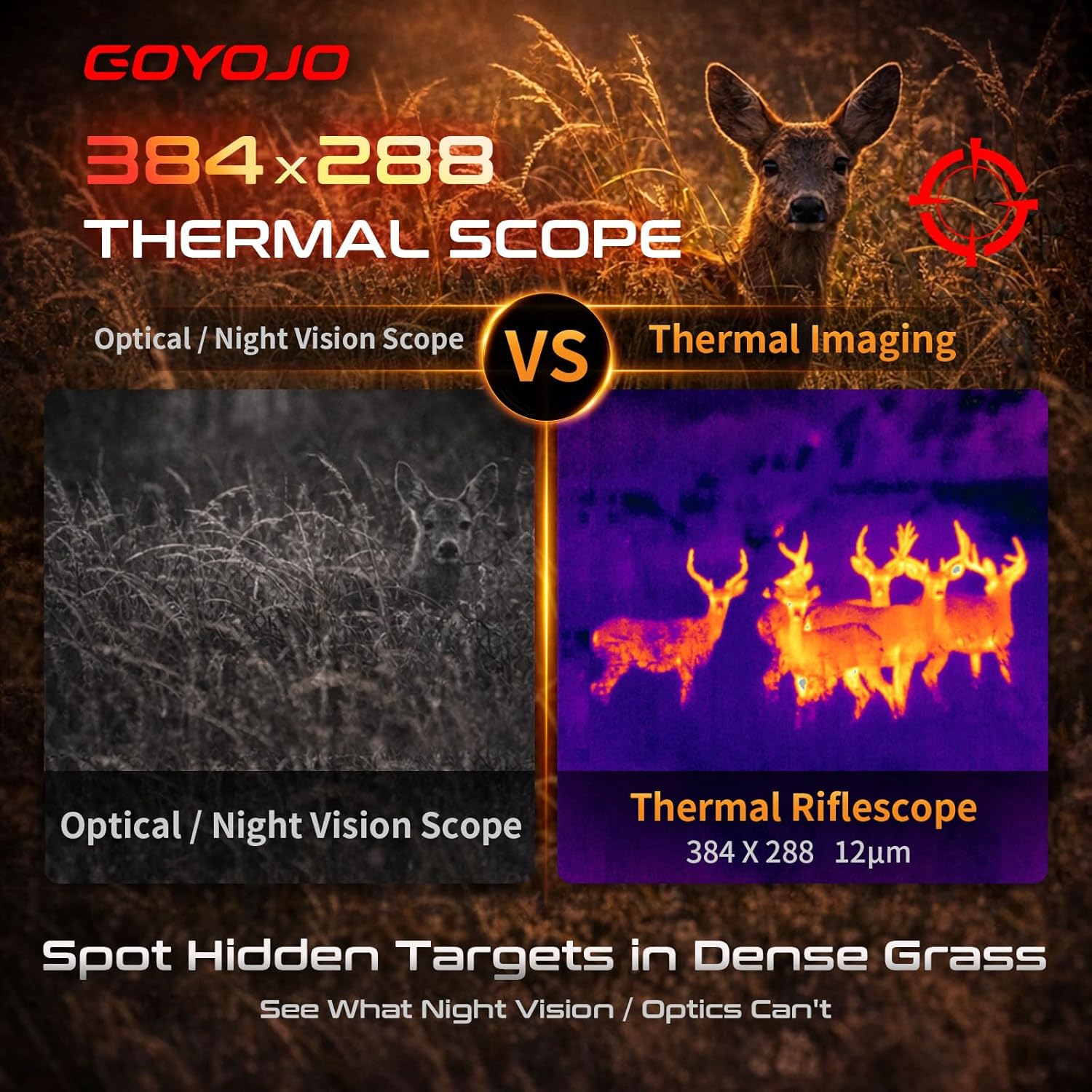 GOYOJO Thermal Scope 384x288 T - Hunting Thermal Imaging Scope ulasan dan harga